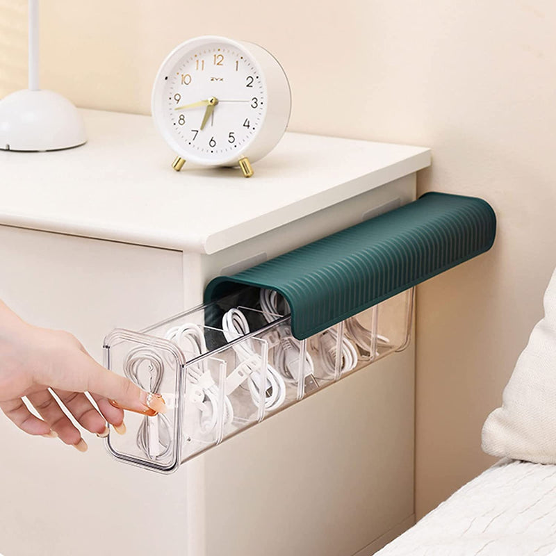 Multifunctional Wall Mounted 6 Cells Storage Box Sticking Socks And Undergarments Organizer