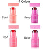 Water Jelly Tint Lip Cheek Blush Stain Pack Of 4Pcs