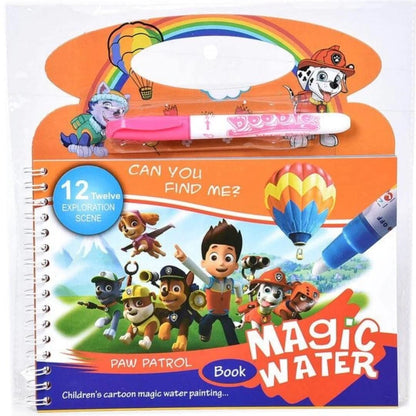 Magic Water Book for Kids Reusable Drawing Books Coloring Doodle Board