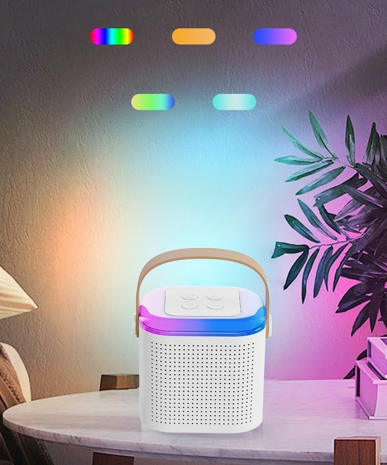 Portable Wireless Bluetooth Mini Karaoke Machine With Microphone And Bluetooth Speaker
