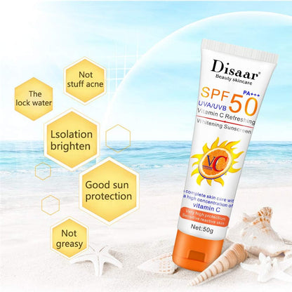 Disaar Vitamin C Refreshing Whitening Sunscreen UVA UVB SPF50+++