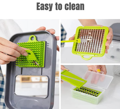 22Pcs Slicer Cutter Vegetable Chopper Grater For Kitchen Cooking Accessories Gadget