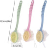 2in1 Bristles Scrubber With Long Handle Bath Brush