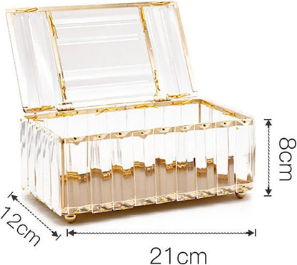 Crystal Glass Tissue Box