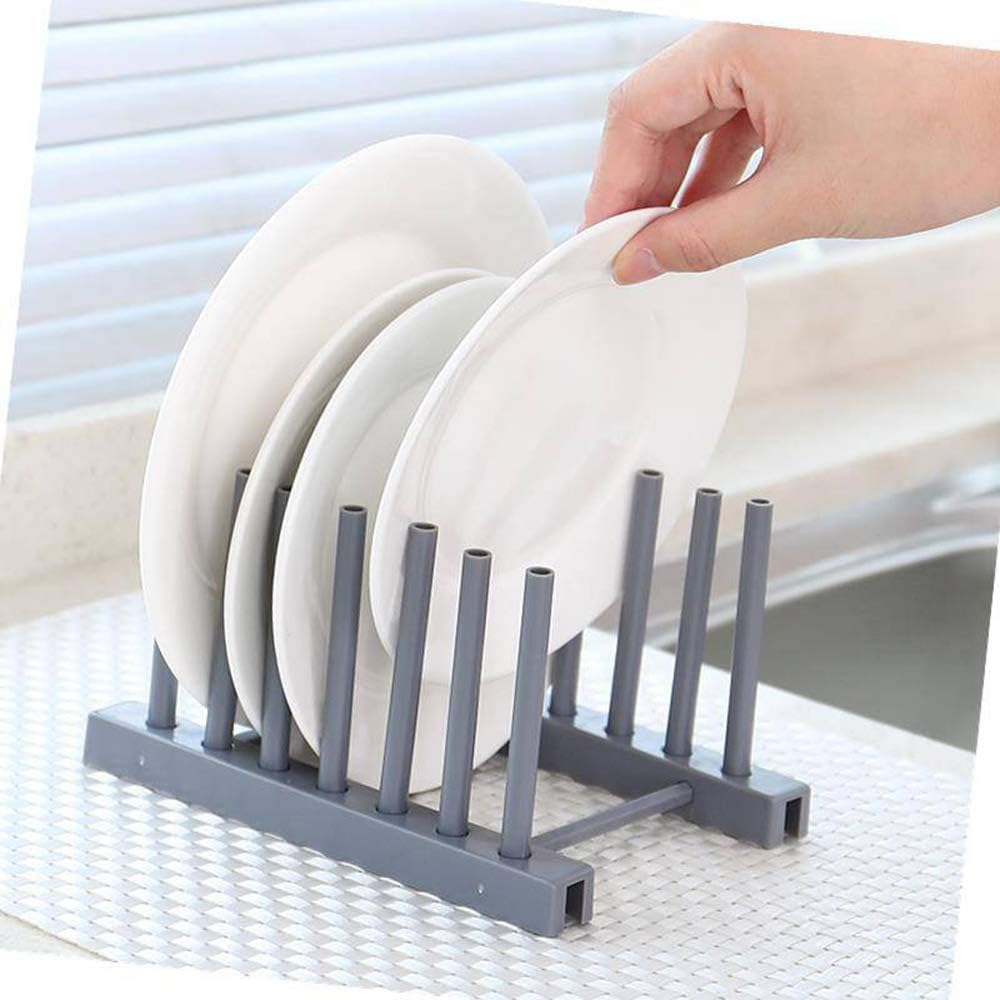 Multifunctional Plate Dish Glass Cup Drain Rack Tray Holder