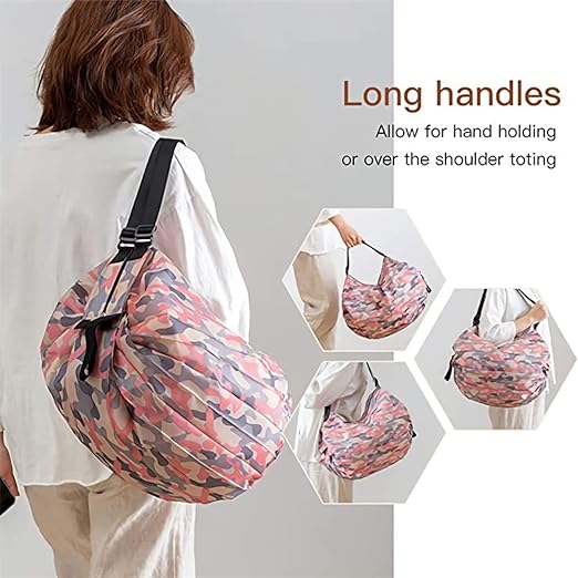 New Lock Multipurpose Portable Washable Grocery Bag