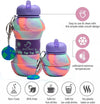 Silicone Folding Water Bottle Leakproof Collapsible