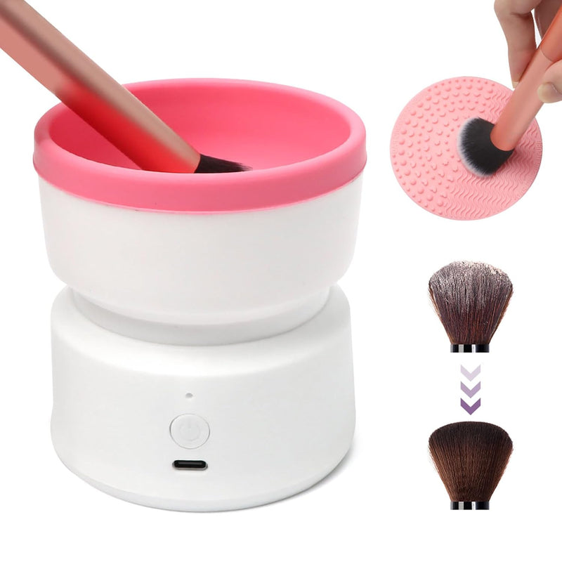 Portable Electric USB Makeup Brush Cleaner Machine Use 5V2A Adapter Or Power Bank