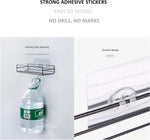 Self-Adhesive Metal Rack Storage Shelves