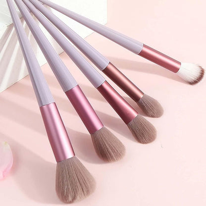 13 Pcs Makeup Brushes Set With Pouch Blending Beauty Soft Make Up Tool