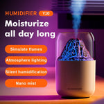 Portable USB Mini Colorful Volcano Mist Humidifier Diffuser Air Freshener