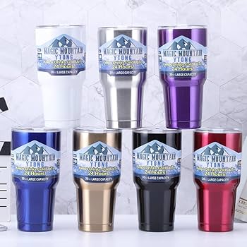 Stainless Steel Magic Mountain Ytong Mug With Lid And Straw