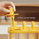 Leak-Proof Silicone Ice Cream Popsicle Mold Includes 8 Sticks