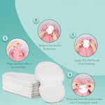 Sweat Pads Anti Allergic Anti Bacteria For Underarms Disposable Highly Absorbent Sweat Pad 6 Pair