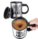 Stainless Steel Coffee Mug Self Stiring Mug