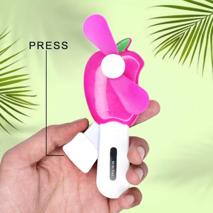 Unique Cute Hand Press Pocket Fan