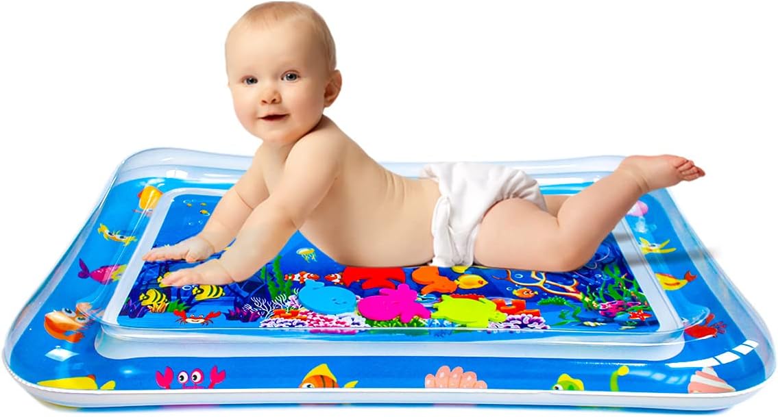 Baby Inflatable Tummy Time Mat Premium Water Play Mat for Infants Kids Boys Girls (High Quality)