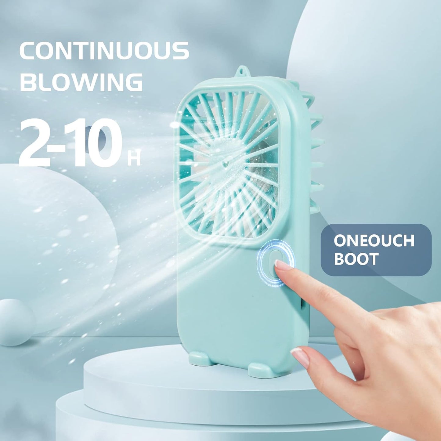 USB Rechargeable Handheld Portable Mini Fan Speed Adjustable Fan