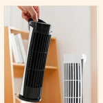 USB Powered Smart Tower Air Conditioner 3x Speed Bladeless Air Cooling Fan With LED Light