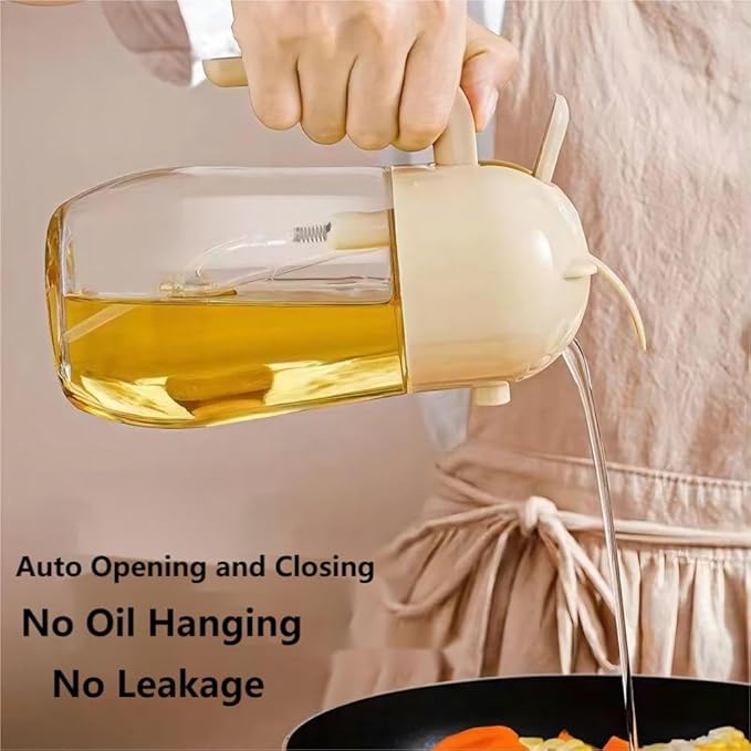 2in1 Vinegar Oil Spray Bottle Oil Dispenser