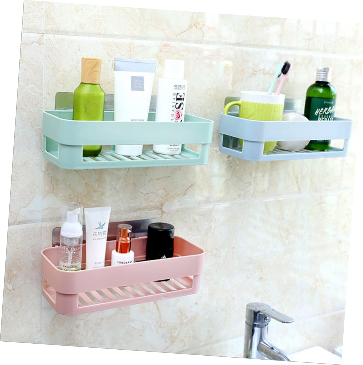 Wall Mounted Bathroom Shelf Storage Rack