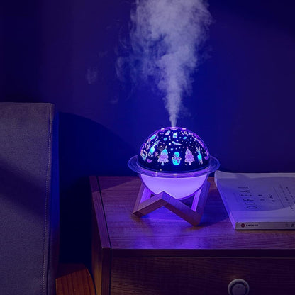 USB Portable Moon Lamp Night Lights With Mini Humidifier