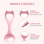 Multifunction Silicone Eyelash Eyeliner Upper Lower Eye Lash Mascara Guard Applicator Tool