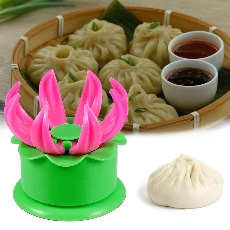 Bun Dumpling Maker Momos Maker Plastic Lotus Shaped