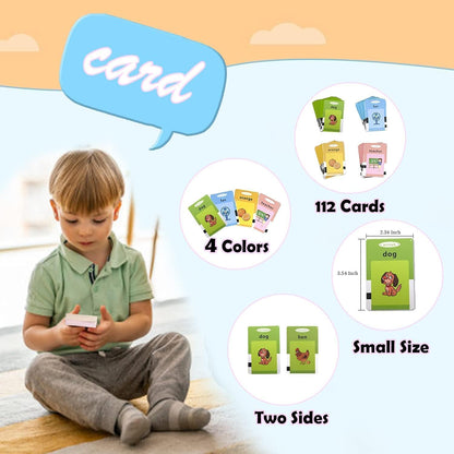 Early Educational Baby Talking Flash Cards Electronic Interactive Toys for Preschool Toddlers Kid