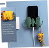 Wall Mount Cactus Mobile Phone Holder Organizer