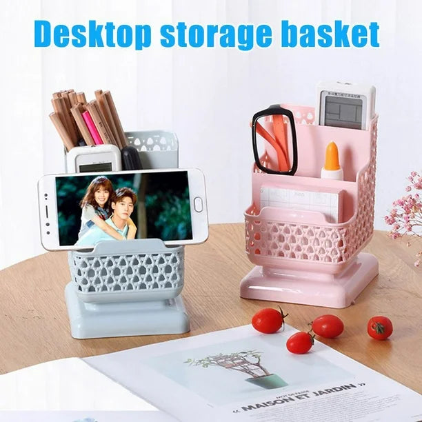 Multifunctional Desktop Pen Storage Box Pencil Brush Pot Pen Holder