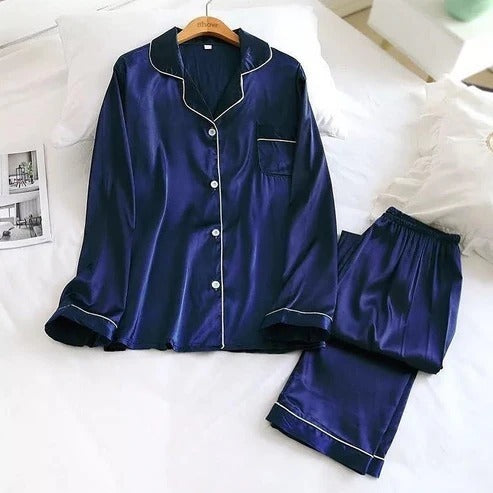 Code PJ SUIT Shezaib Silk Pajamas Sets Short Sleeve Sleepwear Two Pieces Nightwear Set