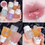 Gege Bear Cute Lip Plumper Oil Glitter Lip Gloss