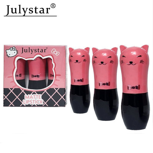 JulyStar Matte Hello Kitty Lipstick 3pcs Set