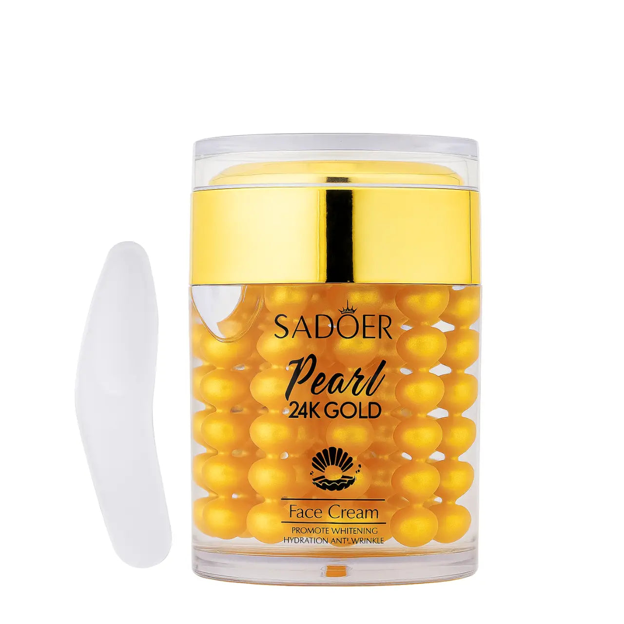 24k Sadoer  Gold-Pearl Collagen Face Cream Moisturizing Brightening Hydrating Firming Faci