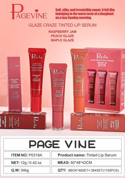 PageVine Shine Craze Lip Elixir  3 Shades&nbsp;