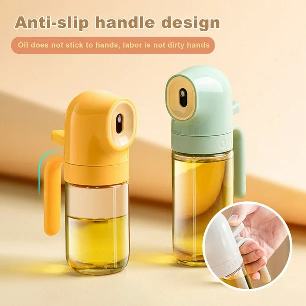 Oil Sprayer Food Grade Leakproof Glass Oil Spray Bottle 180ml