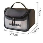 Multipurpose Clamshell Makeup Travel Bag Waterproof Travel Cosmetic Washbag Organizer