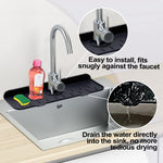 Kitchen Faucet Sink Splash Guard Faucet Water Catcher Mat