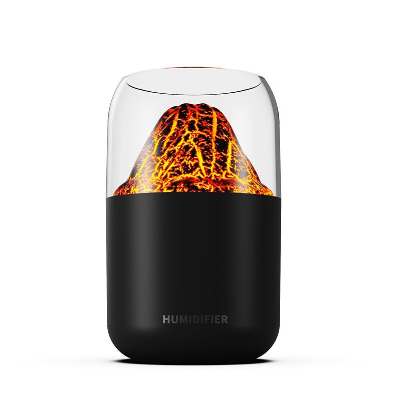 Portable USB Mini Colorful Volcano Mist Humidifier Diffuser Air Freshener