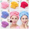 Hair Drying Hat Spa Towel Turban Cap Cute Bowknot Coral Velvet Micro-fiber