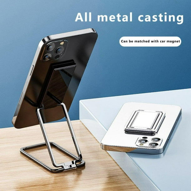 360 Rotation Foldable Phone Ring Holder Multi Angle Viewing, Portable Desk Stand For Smartphone