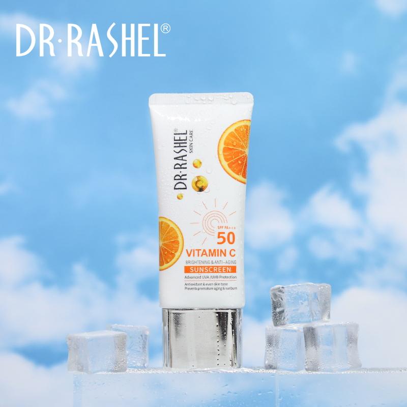 Dr Rashel Vitamin C Brightening & Anti Aging Suncream Sunscreen SPF50 - 50GM