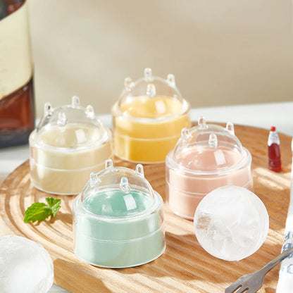 Popsicles Ice Ball Mold Easy Demolding Lollipop Ice Ball Making Mold Pack Of 4