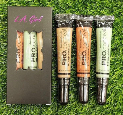 Professional HD Concealer Pack (3 Shades)
