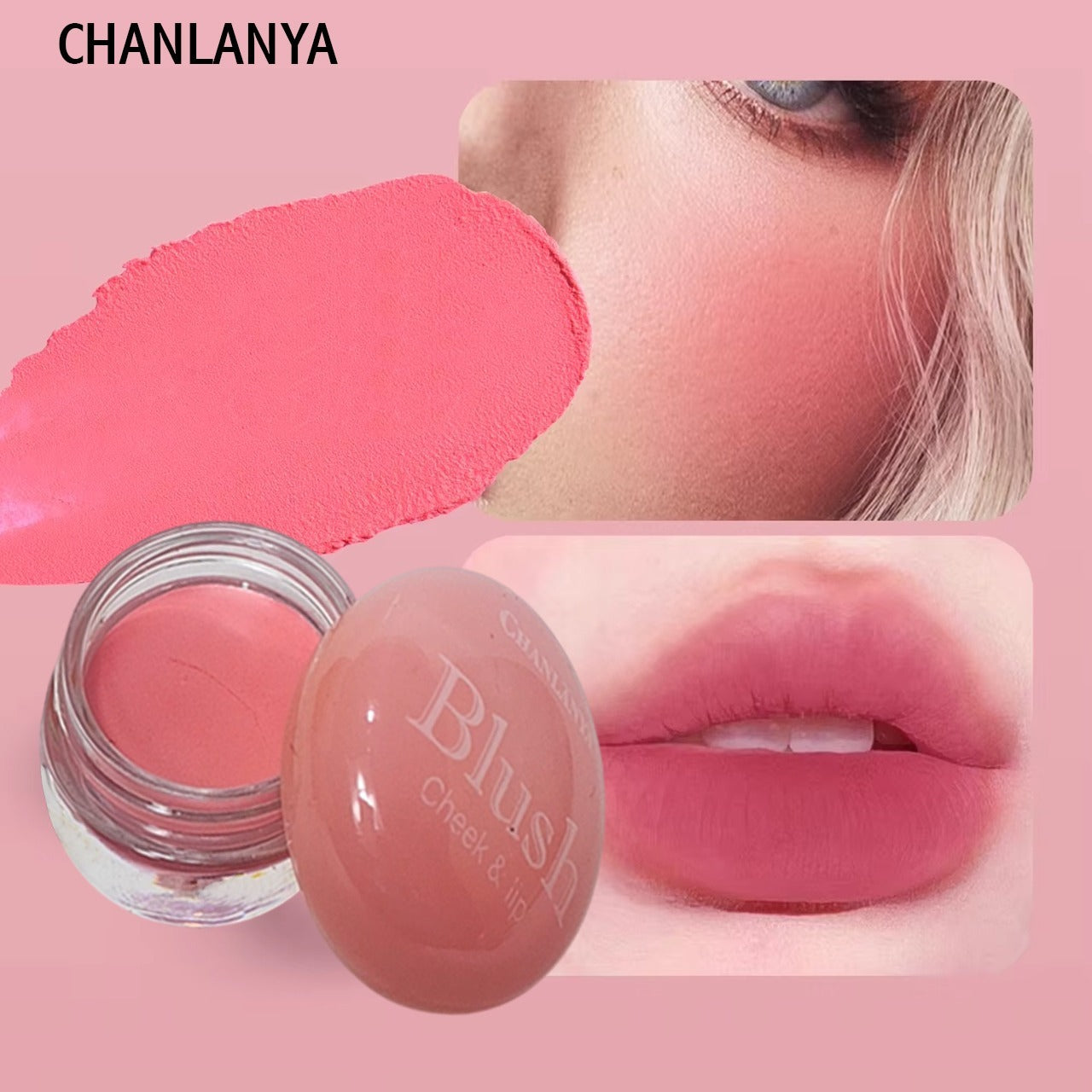 Chanlaya 6pcs Cheek & Lip Creamy Blush