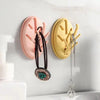 Multipurpose Wall Mounted Foldable Leaf Shape Branch Jewelry Key Holder