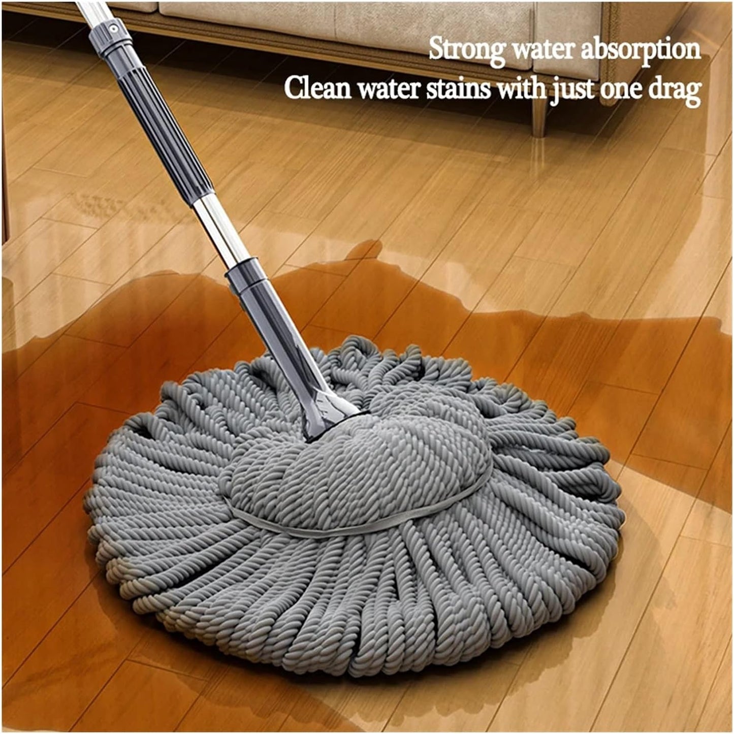 Household Mop Floor Washing Cleaning Rotary Self Twist Water Mop