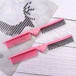 2in1 Double Head Foldable Pocket Hair Comb Brush