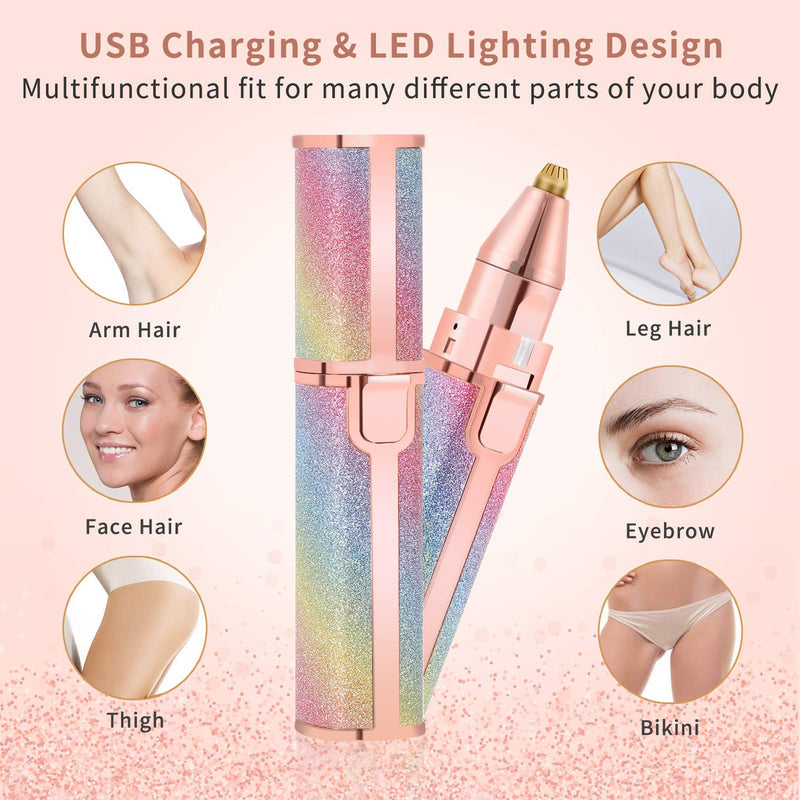 2-in-1 Electric Hair Remover & Trimmer for Women